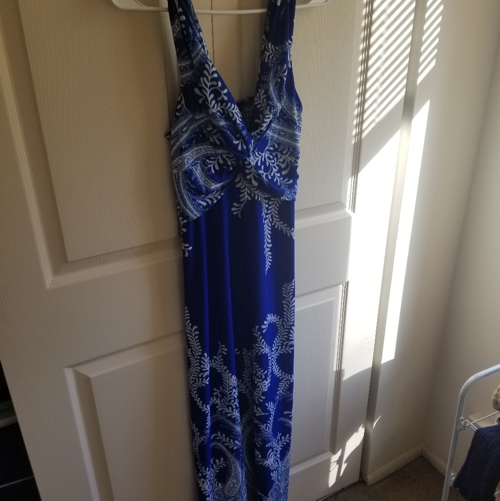 Stunning Royal Blue Maxi Dress
